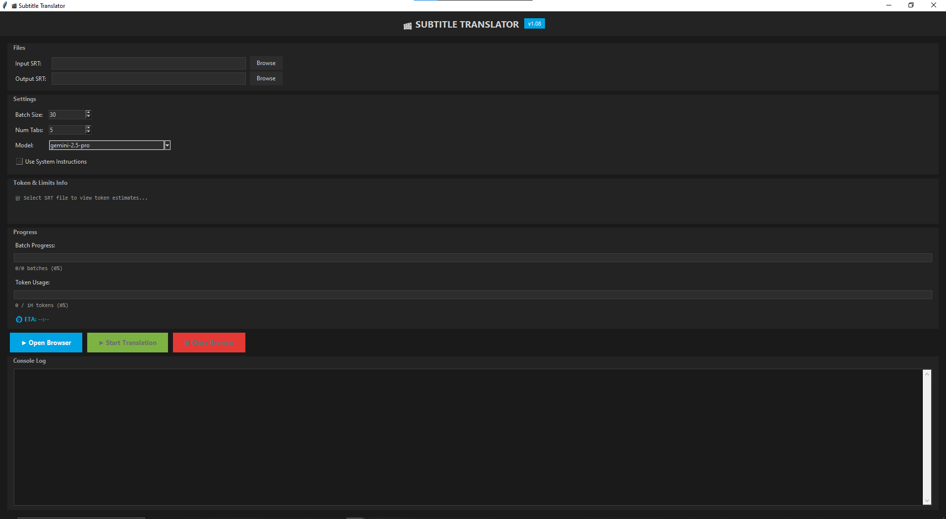 Tool dịch phụ đề